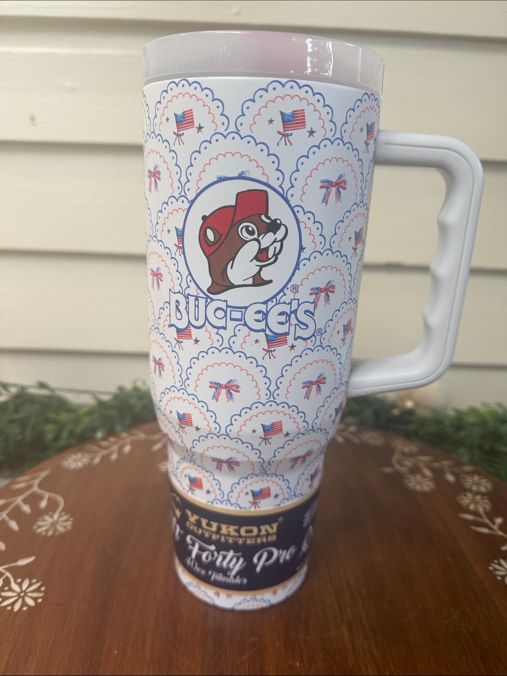Buc-ee’s Red White & Blue 40 Oz Tumbler NWT